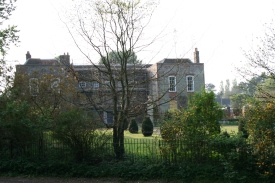 The Manor House opposite Kilmeston Church